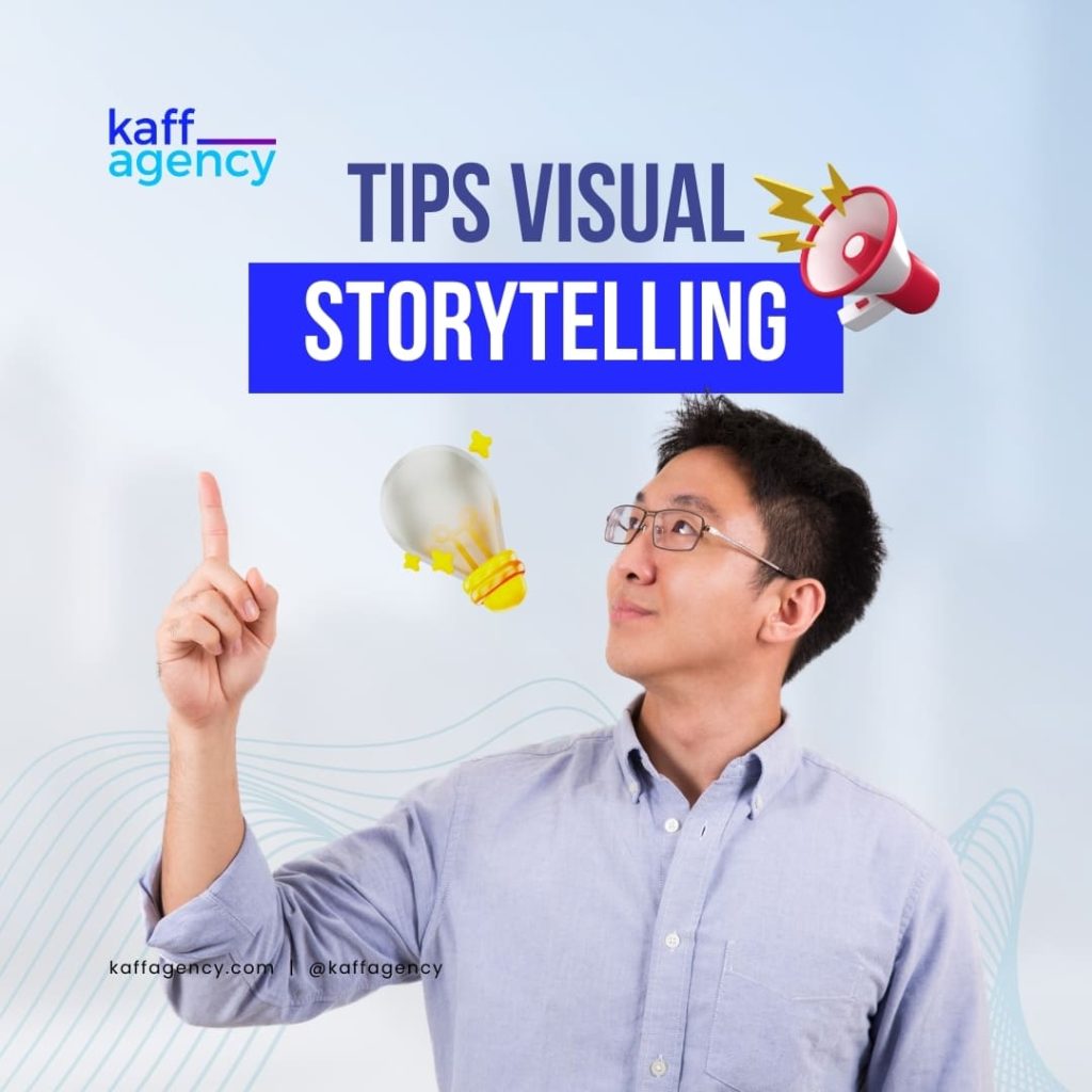 Visual storytelling adalah seni menyampaikan cerita lewat visual yang menarik, emosional, dan konsisten, untuk meningkatkan engagement di media sosial