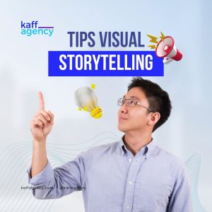 Visual storytelling adalah seni menyampaikan cerita lewat visual yang menarik, emosional, dan konsisten, untuk meningkatkan engagement di media sosial