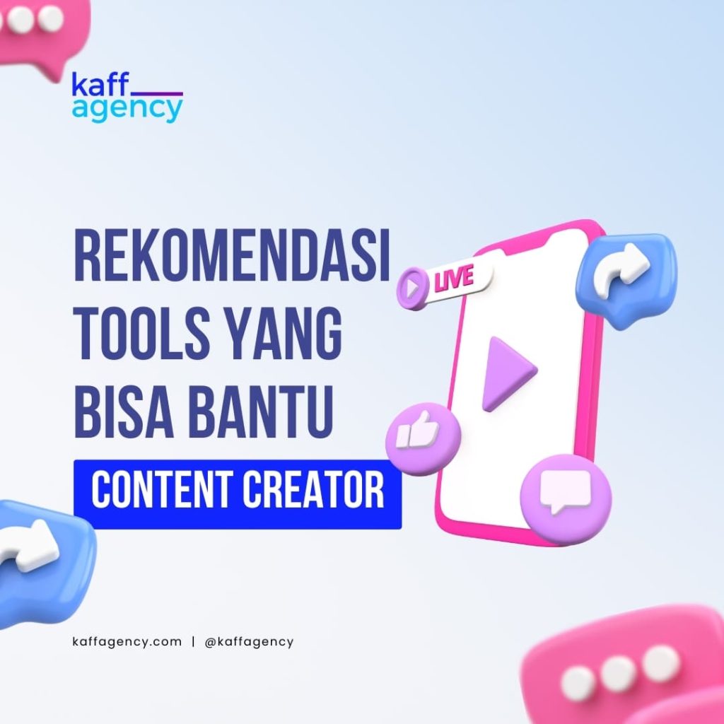 berbagai editing tools kini tersedia untuk mempermudah pekerjaan para content creator